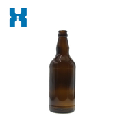 Standard 500ml Amber Beer Glass Bottle 