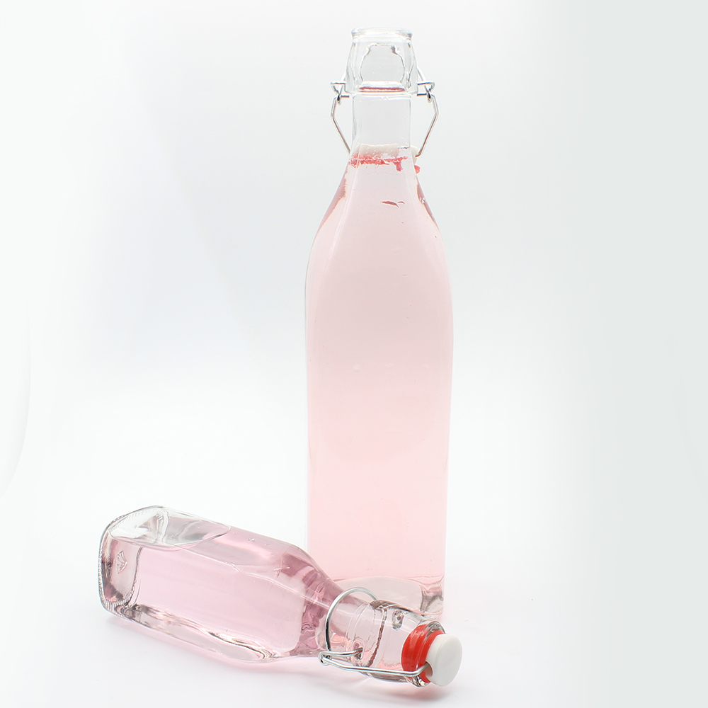 Swing Top 250ml 500ml 1000ml Juice Glass Bottle