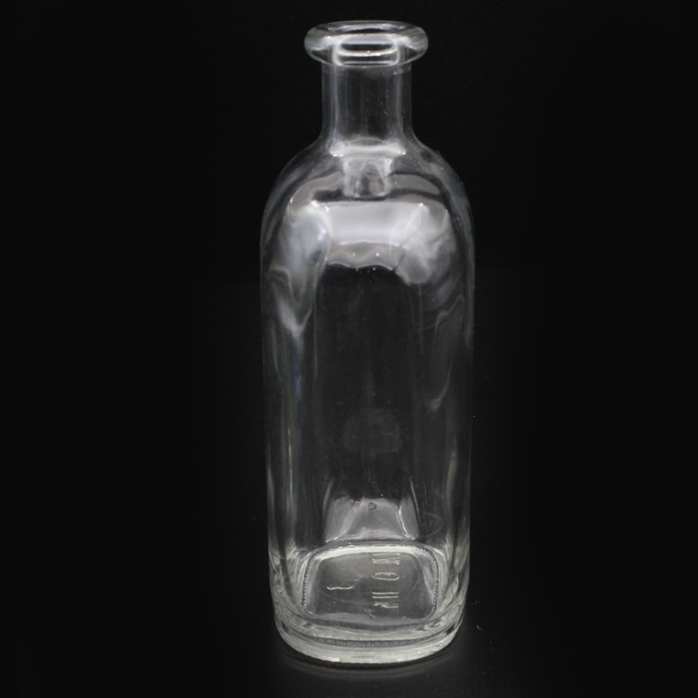 Simple Design 750ml Clear Glass Bottle