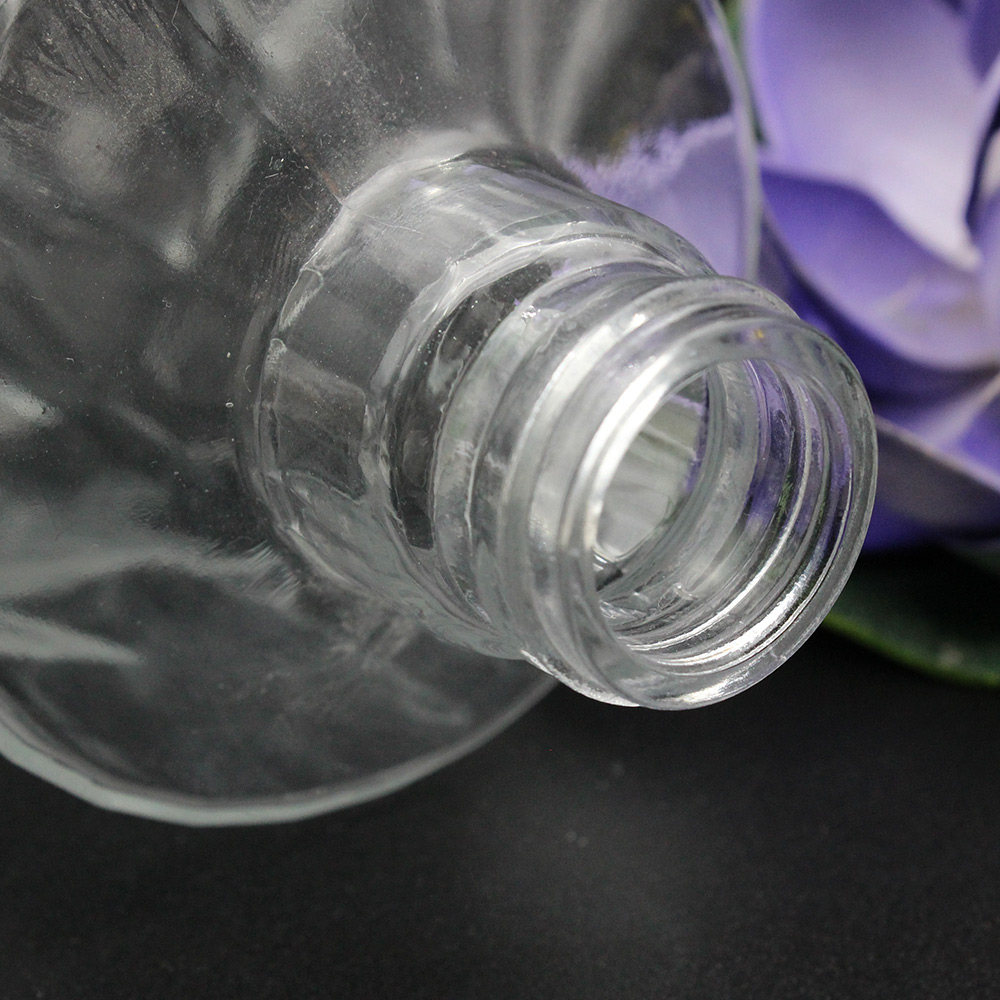 Crystal Clear 750ml Customized Spirit Bottle