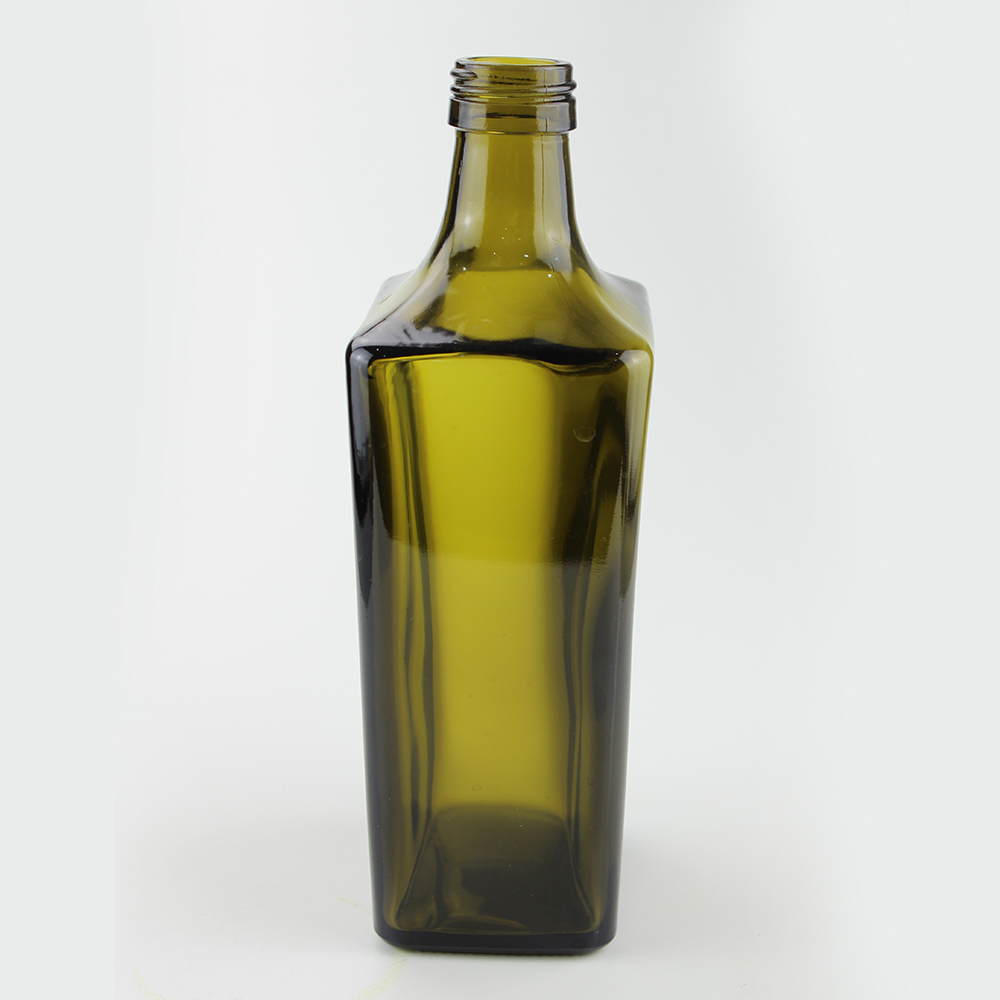 Square 750ml Spirit Glass Bottle