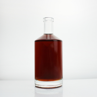 Low Price Custom 750ml Rum Vodka Whisky Liquor Glass Bottle